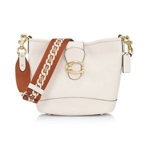 NWT Coach Tali Bucket Bag in chalk (cream) color - smooth leather